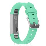 Fitbit alta Band,Watch Buckle Design,Perfect Replacement Of Original Band.Fix the Alta Fall Off Problem (Light Green)