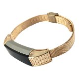 Lwsengme Steel Replacement Bands for Fitbit Alta Classic Accessory (Rose Gold-02)