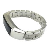 Fitbit Alta Bands, X-4-TECH Metal Fitbit Alta Classic Accessory Replacement Bands (Light Metal-04)