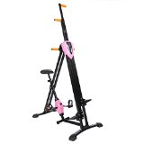 Ancheer Vertical Climber Machine Total Body Workout Fitness Climber with LED Monitor