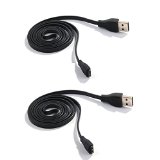 Fitbit Charge / Force Charger Charging Cable 3 Feet, 2PCS KIMILAR Premium USB Charger Cable for Fitbit Charge / Force Wireless Activity Wristband 3 Feet
