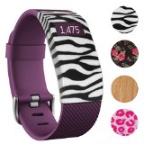 Fitbit Charge/HR Silicone Sock – More Styled and Super Cute – Fitbit Charge/Fitbit Charge HR Secure Band Cover Accessory with Different Colors and Patterns – Personalize Fitbit Charge/HR Wristband
