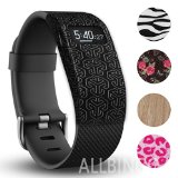 Fitbit Charge/HR Silicone Sock – More Styled and Super Cute – Fitbit Charge/Fitbit Charge HR Secure Band Cover Accessory with Different Colors and Patterns – Personalize Fitbit Charge/HR Wristband