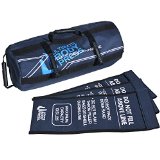 Ultimate Body Press Exercise Sandbag with 3 Sand Filler Bags, 15-40 lbs