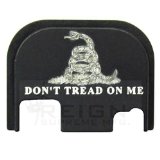 Don’t Tread On Me DTOM Rear Slide Cover Plate For GLOCK Gen 1 2 3 4 ALL MODELS 17 19 20 21 23 25 26 27 29 30 31 32 33 34 35 36 9mm 10mm .357 .40 .45 by RSM_USA