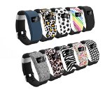 Getwow Band Cover Cases 10Pack for Fitbit Charge/Fitbit Charge HR Slim Designer Sleeve Protector accessories(Color-1)