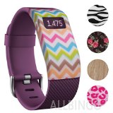 Fitbit Charge/HR Silicone Sock – More Styled and Super Cute – Fitbit Charge/Fitbit Charge HR Secure Band Cover Accessory with Different Colors and Patterns – Personalize Fitbit Charge/HR Wristband