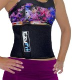 EzyFit Waist Trimmer Belt, Help Weight Loss & Back Posture Support Stomach & Body Wrap, Strengthen Tummy Abs, Belly Fat Burning Sauna Adjustable Velcro Belt, Money Back Guarantee (Small)