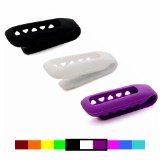 Colorful Replacement Clip Holder for Fitbit One Wireless Activity Plus Sleep Tracker (3PCS – ROYAL BLACK&WHITE&JEWEL PURPLE)