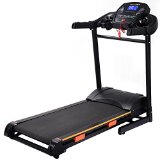 Goplus® 1000W Folding Electric Treadmill Motorized Power Treadmill Portable Running Gym Fitness Machine