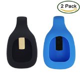 Fitbit Zip Clip By XXSCY®, 2pcs Replacement Clip for Fitbit Zip Only (No tracker) (Black&Blue)