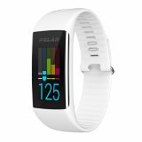 Polar A360 Fitness Tracker, Medium/6″ – 7.8″, White