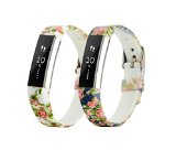 Replacement Band for Fitbit Alta,CreateGreat Classic Wristband Strap Bracelet with Secure Silicone Fasteners Metal Clasps for Fitbit Alta/Fitbit Alta Band/Fitbit Alta Bands(No Tracker)