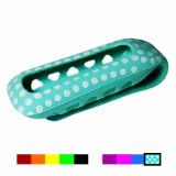 Colorful Replacement Clip Holder for Fitbit One Wireless Activity Plus Sleep Tracker (1PC – teal with white dots)