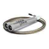 #1 Rated Adjustable Jump Rope with Kink and Tangle Resistant Wire Rope Made with a Spring Steel Core – Available in Red, Black, Blue and Grey. Perfect for Men Women and Children of Any Height.