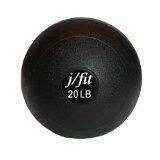 j/fit Dead Weight Slam Ball – Strength & Conditioning Cross Training WODs – Plyometric & Core Training, Cardio Workouts For Muscle Build, Balance – Ideal For Squats, Lunges, Wall Slam Exercises – 25 lb