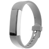 Henoda Silicone Bands for Fitbit Alta (Gray, S/P Size)