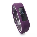 Silicone strap for Fitbit Alta Wrist Replacement Band Smart Watch Fitness Strap Accessory (Dark Purple)