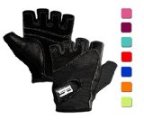 Weightlifting Gloves w/ Washable Ladies Gym Workout Crossfit Driving Gloves Women Weightlifting Gloves Men/ Women (Black, M)