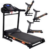 Goplus 1000W Folding Treadmill Electric Motorized Power Running Jogging Machine