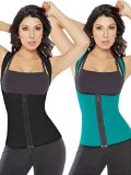 Yoga Clothes Tank Top with Zipper Workout Training Vest Tee Running Clothing 8XL