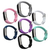 bayite Accessory Silicone Watch Bands with Watch Buckle for Fitbit Alta Pack of 7, 5.5 – 7.8 inches