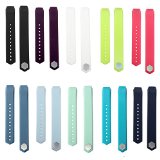 bayite Accessory Classic Watch Band for Fitbit Alta Print Pattern Pack of 10, Small 5.5 – 6.7 inches