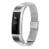 CreateGreat Replacement Accessory Metal Band for Fitbit Alta/Fitbit Alta Band/Fitbit Alta Bands,Silver