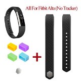 Fitbit Alta Bands Mysuntown Fitbit Alta Replacement Accessory Classic Band(Black S)