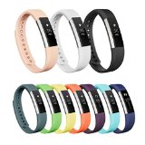 Fitbit Alta Bands,Vancle® 10PCS Replacement Bands with Metal Clasps for Fitbit Alta Only /No Tracker (Large)