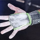WODies 2in1 WOD Grips, wrist wraps, palm protector (Neon Green, Small)
