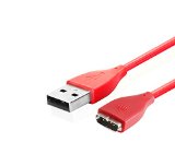 Getwow  USB Charger Cable for Fitbit Surge Fitness Superwatch, 3.3 Feet – Red