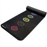 Fit Spirit 1/2 Inch Comfort NBR Exercise Yoga Mat w/ Premium Printed Designs – 7 Chakra
