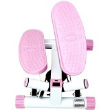 Sunny Health and Fitness P8000 Pink Adjustable Twist Stepper, Assembly Required