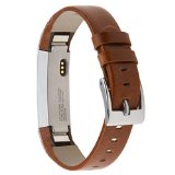 Henoda Leather Bands for Fitbit Alta,Alta Strap Style (FBAZT0196-PD-ZS)