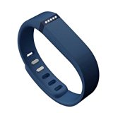 EJC Products Fitbit Flex Replacement Band with Metal Clasp – Silicone Bands Small Navy Blue