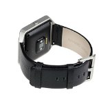 bayite Accessory 23mm Leather Watch Band for Fitbit Blaze Black Large 6.3 – 8.1 inches