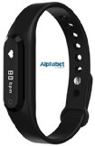IMCO Smart Bracelet Fitness Tracker Watch, Heart Rate Monitor, Pedometer, Sleep Monitor, Tracking Calories burned, Bluetooth Bracelet For iOS & Android Phones (Black)