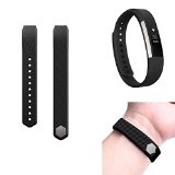 Fitbit Alta Bands, Marge Plus Fitbit Alta Classic Accessory Replacement Bands Wristband Sport Band with Metal Clasp for Fitbit Alta Fitness Tracker (Small/Black)