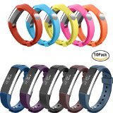 Fitbit Alta Bands,Greeninsync(TM)Fitbit Alta Accessory Replacement Bands Small 10 set W Metal Clasp Unique Design Fatener for Man Women Kids