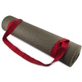 Fit Spirit® Adjustable Cotton Yoga Mat Carrying Strap – Red