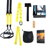 LIHAO Pro Suspension Training Strap Full Body Workout Home Gym Kit