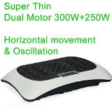 Remote Dual Motor 300W and 250W Maximum User Weight 330LB Full Body Vibration Plate Platform Fitness Health Line Massage Products