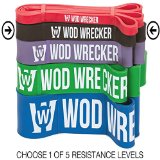 WOD Wrecker Resistance Bands For Legs, Powerlifting, Black