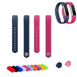 Replacement Band for Fitbit Alta,CreateGreat Classic Wristband Strap Bracelet with Secure Silicone Fasteners Metal Clasps for Fitbit Alta/Fitbit Alta Band/Fitbit Alta Bands(No Tracker)