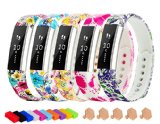 TreasureMax Accessories Replacement Sports Wristbands with Customize Metal Clasps and Secure Silicon Fastener Rings for Fitbit Alta/ Fitbit Alta Bands/ Fitbit Alta Band (No Tracker)
