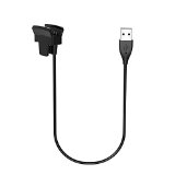 Cablor Replacement USB Charging cable for Fitbit Alta Smart Fitness Tracker with Reset Function (30cm, Black)