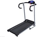 HPD 1100W Folding Electric Treadmill Portable Motorized Running Machine (Black)