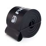 RISING 41 inch Resistance Band Assisted Pull-Up Band Powerlifting Bands (Singal Unite (Black (175-230 LBS))