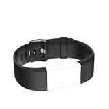 Fitbit Charge 2 Bands, Classic Fitness Replacement Accessories Wrist Band for 2016 Fitbit Charge 2 HR, Large, Black